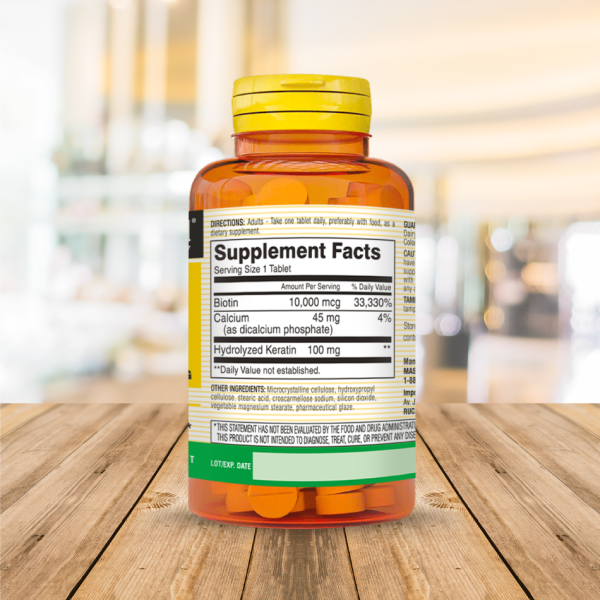 Biotin-10000-MCG--Back